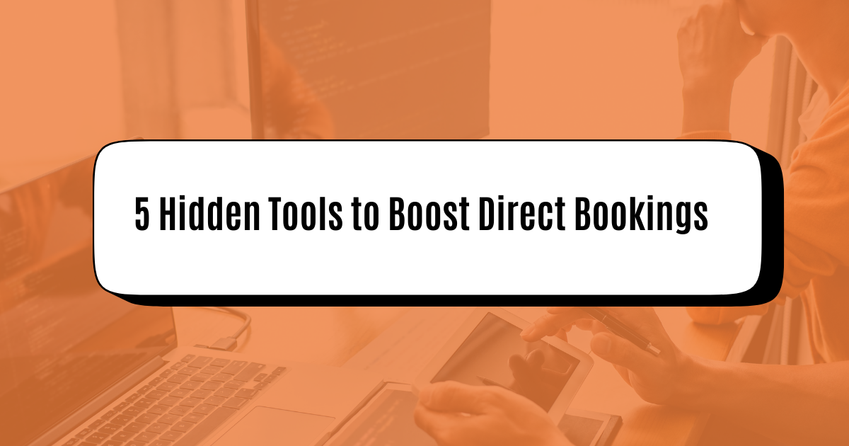 5 tools to boost direct bookings